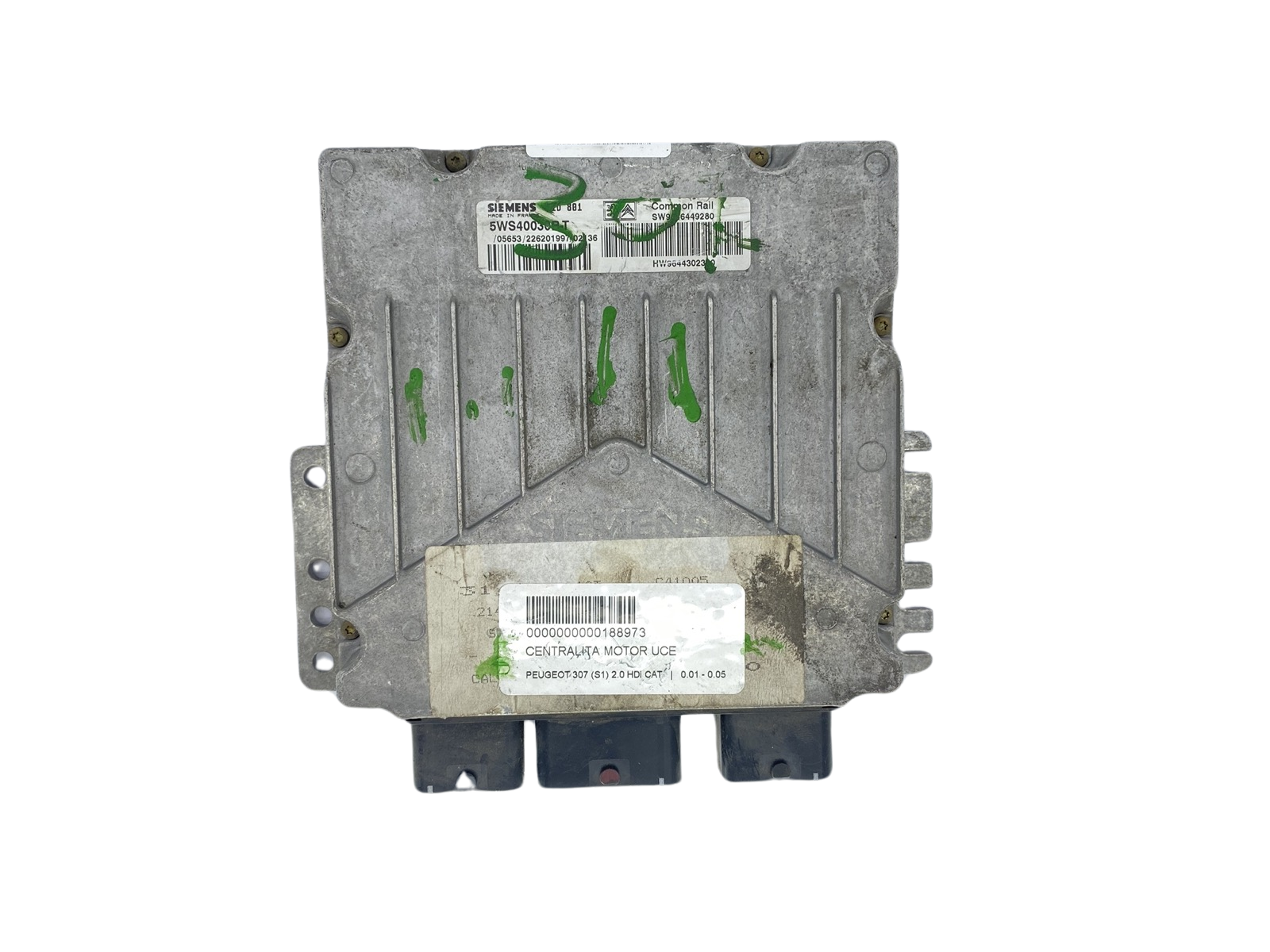Ohjausyksikkö 5WS40030B-T 9646449280 9644302380 SID801 PSA Siemens 59754 main product photo