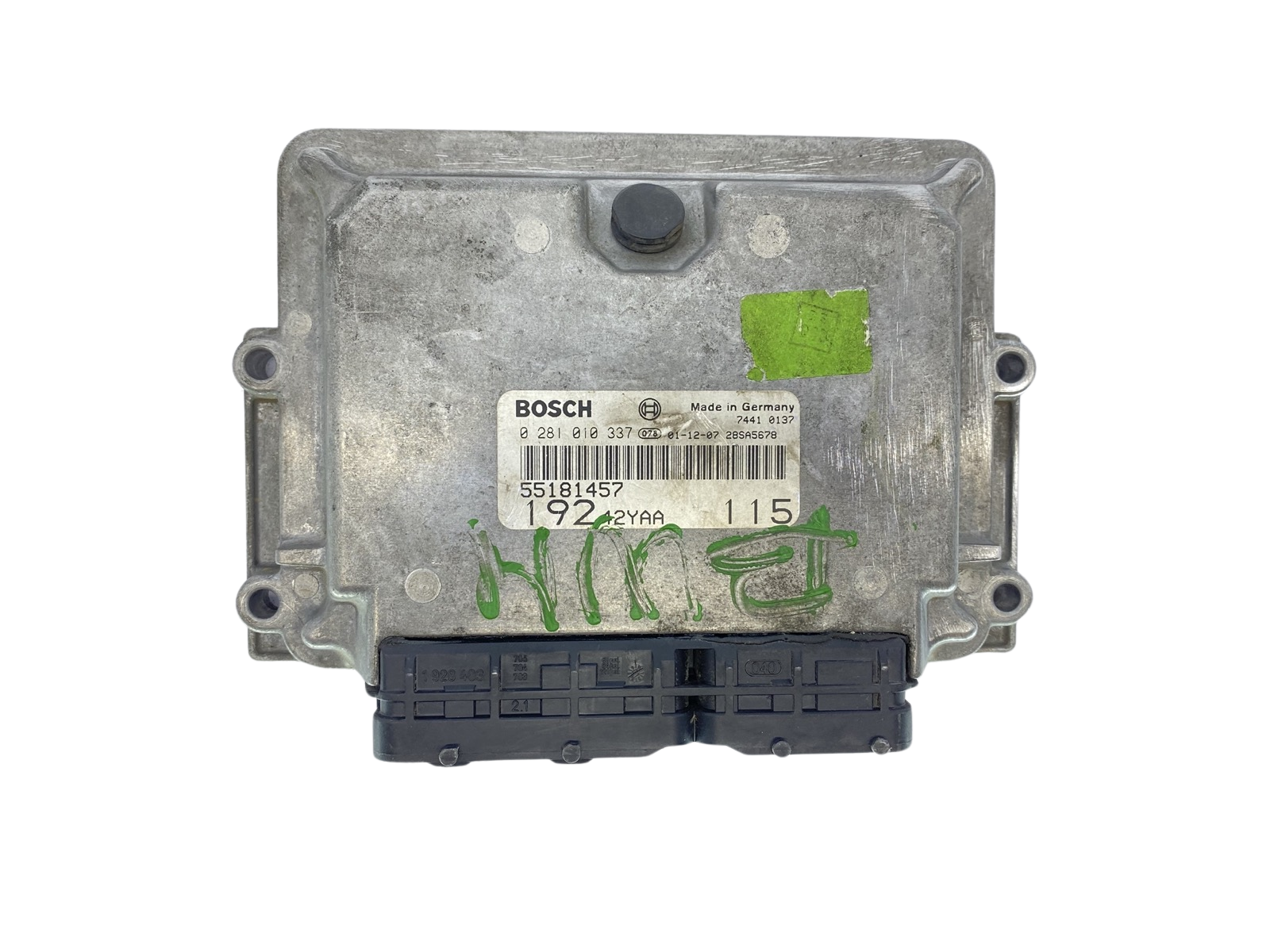 Ohjausyksikkö 55181457 0281010337 19242YAA Fiat Bosch 63935 main product photo