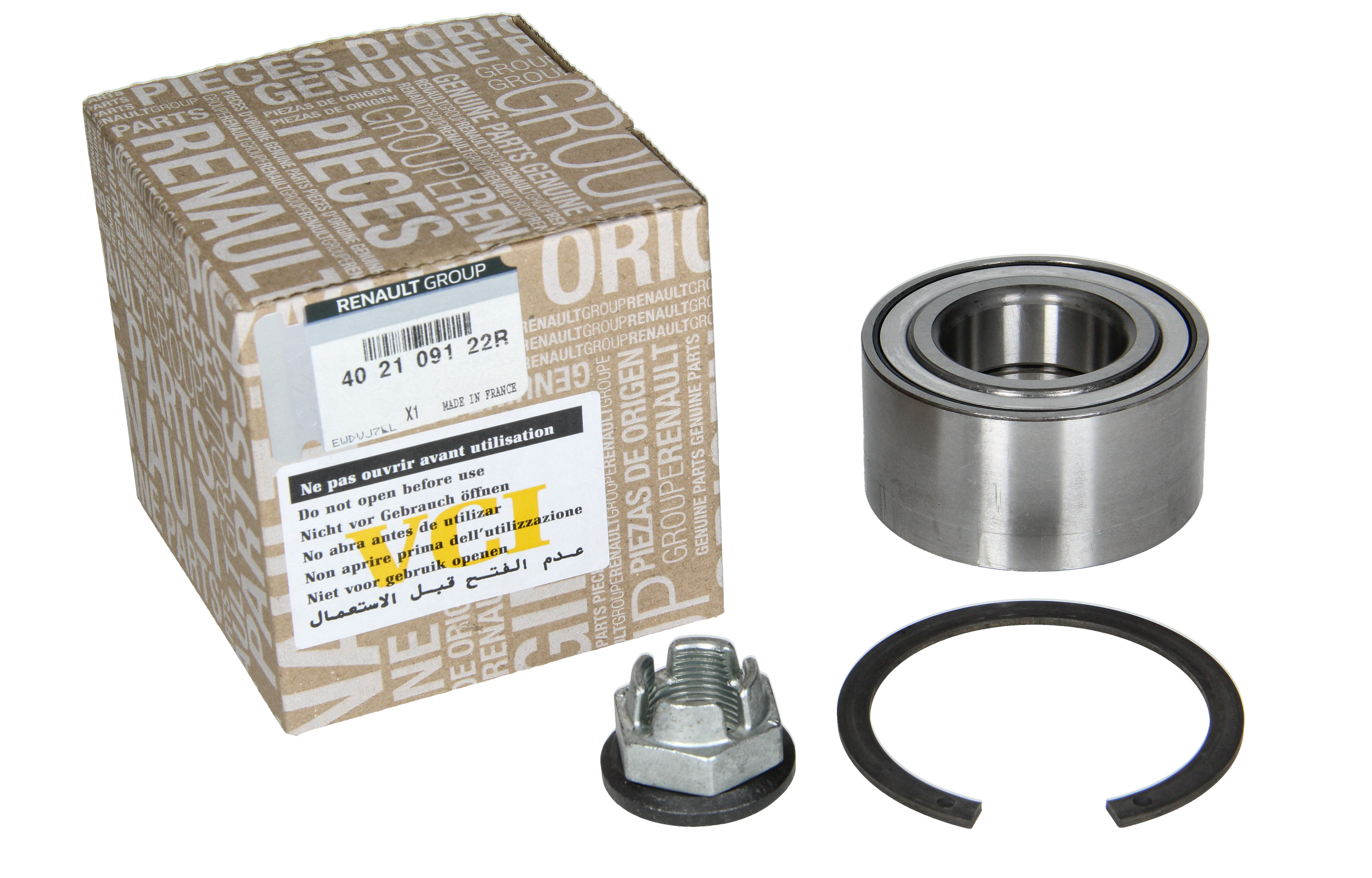 Pyöränlaakeri Etu Uusi Alkuperäinen 402109122R Dacia main product photo