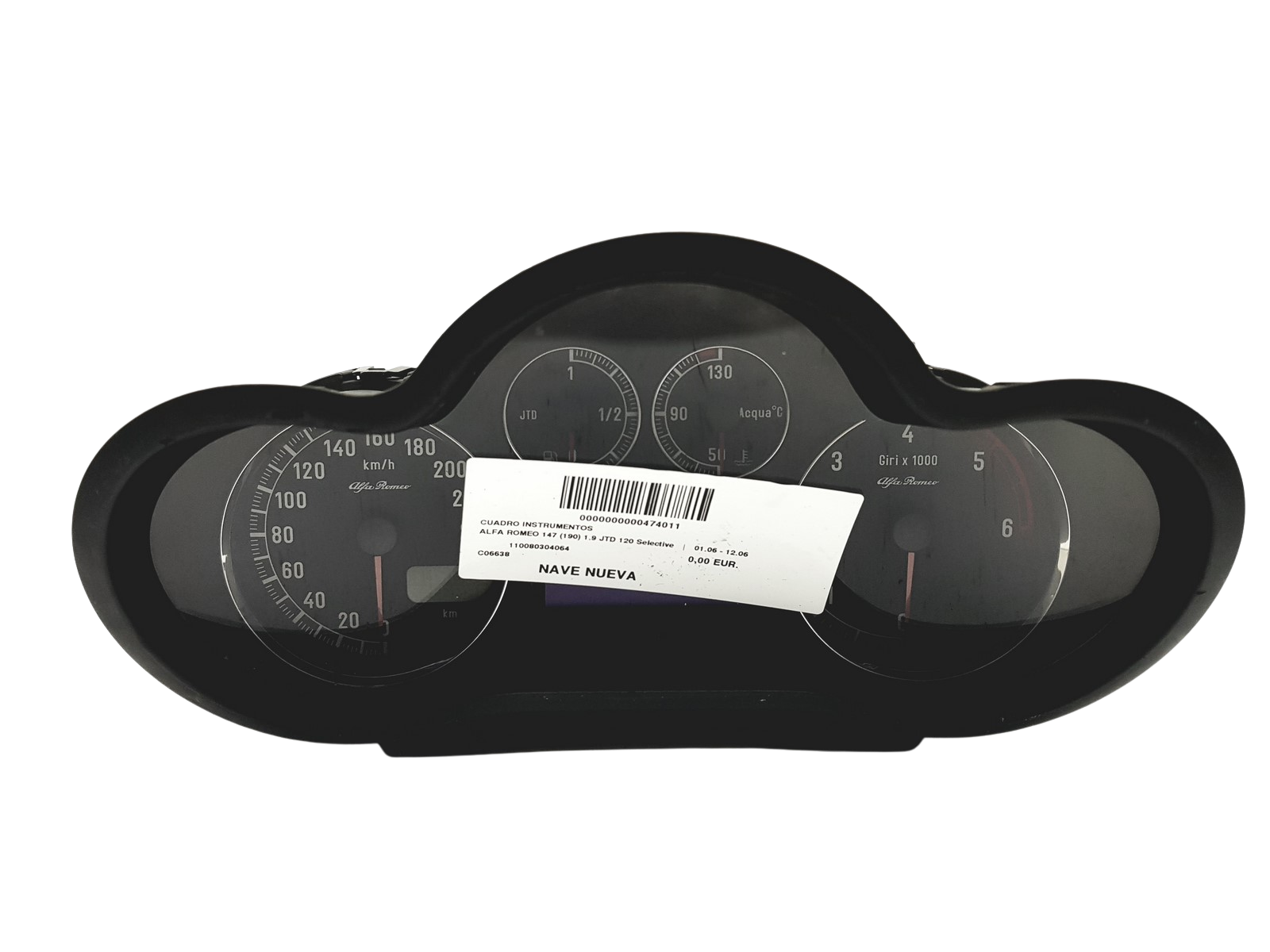 Nopeusmittari Alfa Romeo 147 156063178 110080304064 58162 main product photo
