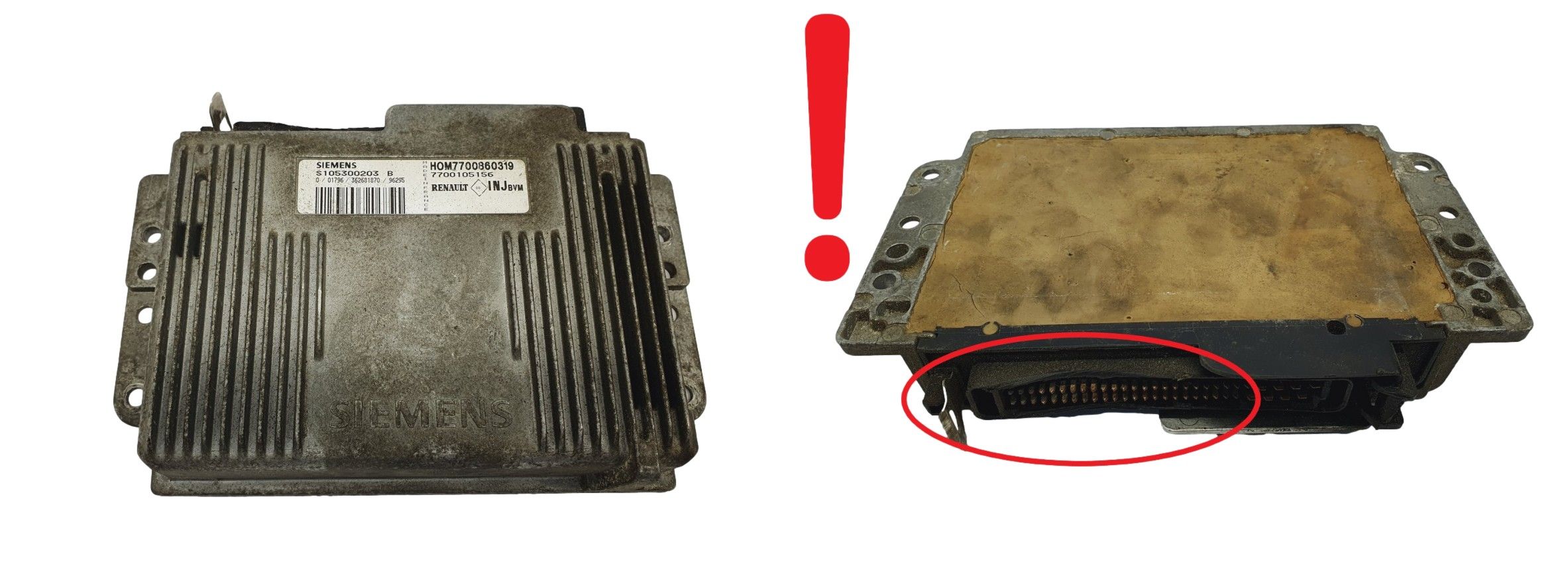 Ohjausyksikkö S105300203B 7700860319 7700105156 Renault Siemens 68145 main product photo