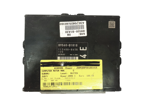 Ohjausyksikkö Daihatsu 89560-B1810 112400-0630 Denso 19277 main product photo