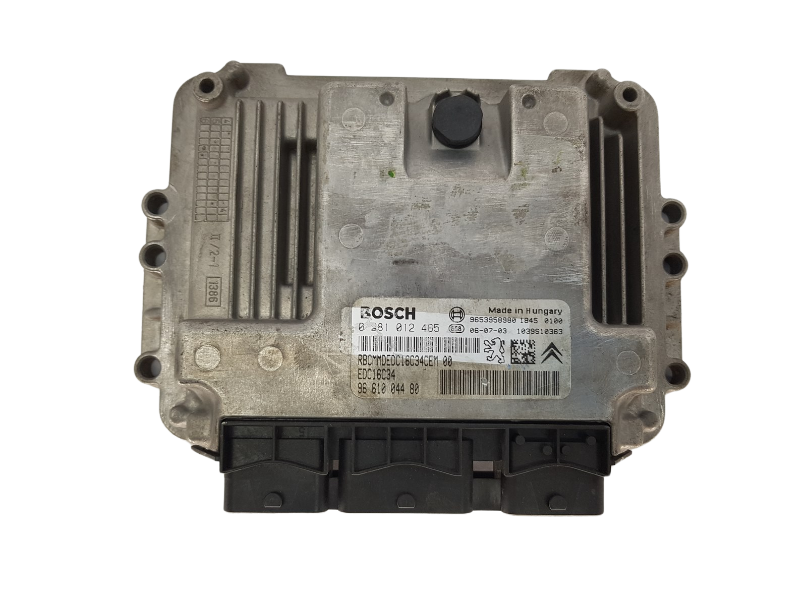 Ohjausyksikkö 0281012465 9661004480 9653958980 PSA Bosch 3555 main product photo