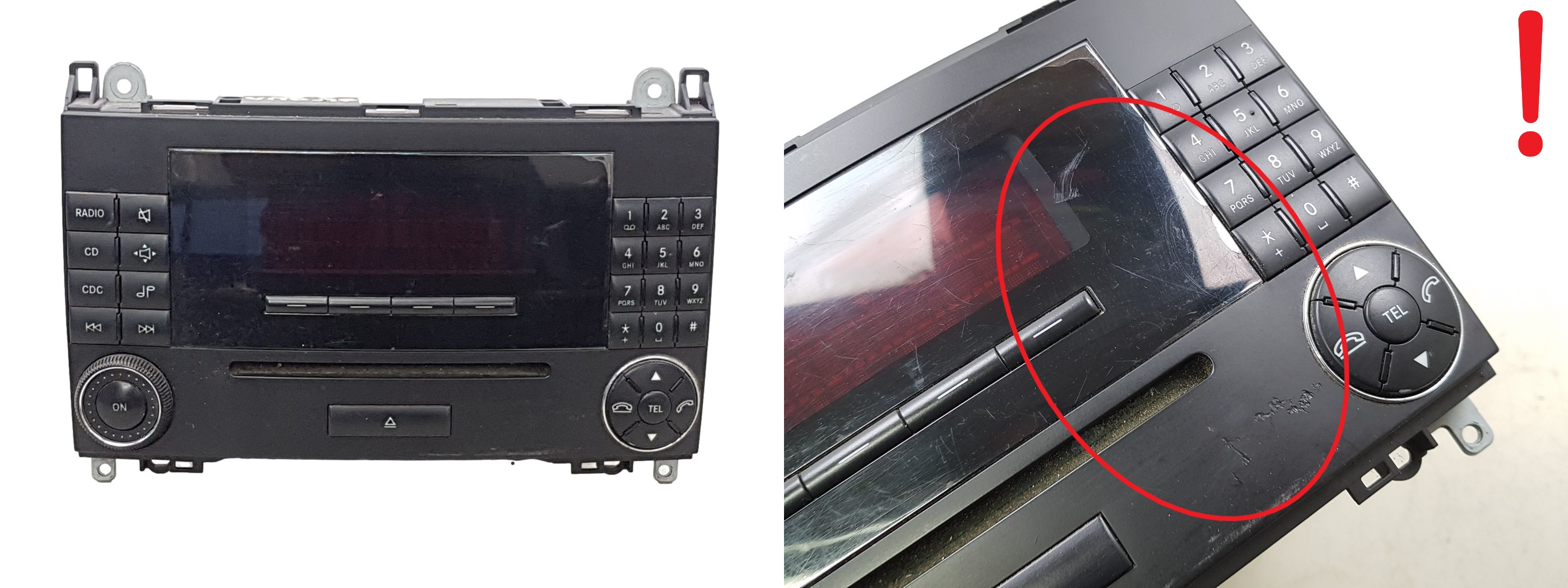 Radio-CD-soitin Mercedes Vito A1698700689 MF2750 main product photo