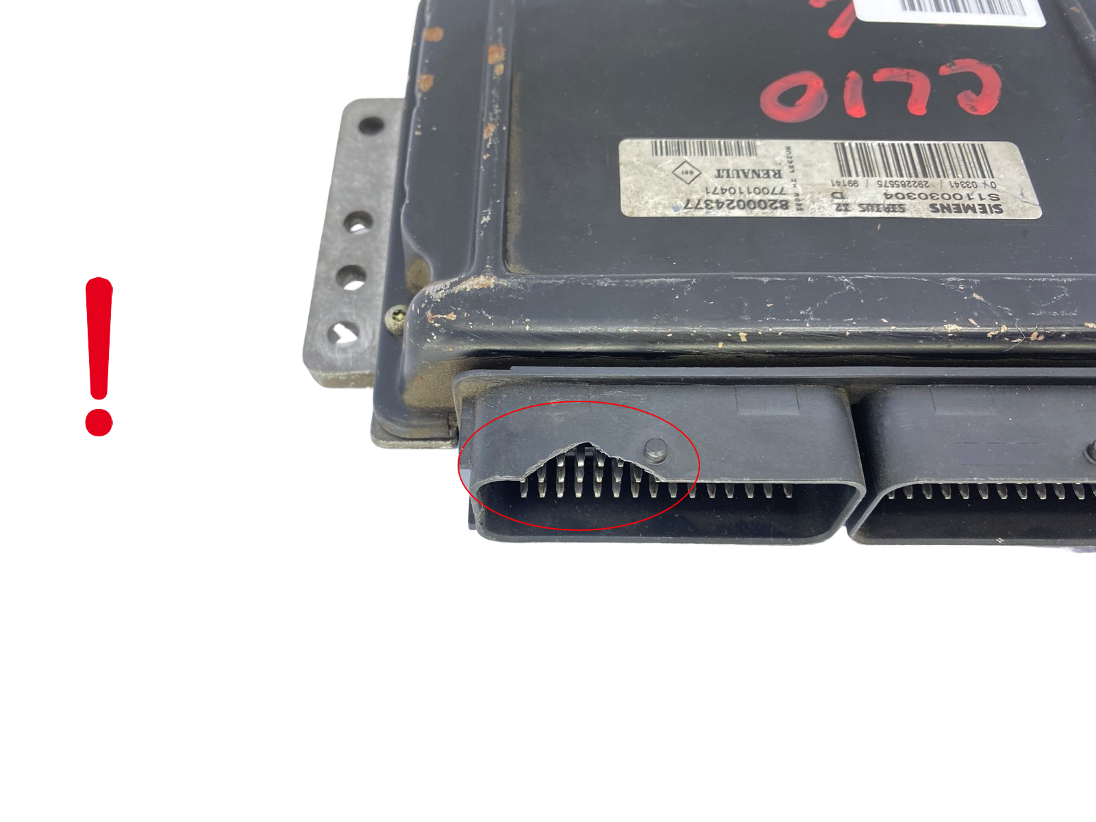 Ohjausyksikkö S110030304D 8200024377 7700110471 Renault Siemens 54631 main product photo