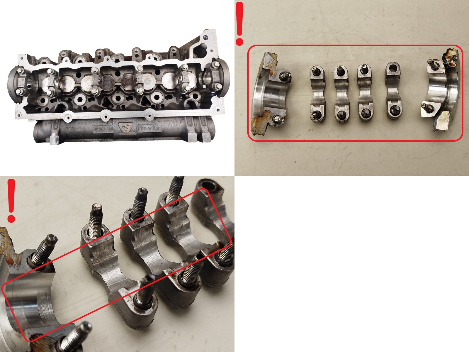 Sylinterikansi Renault 2968F2 110415795R 7701477400 1.5 DCI Siemens 6 main product photo