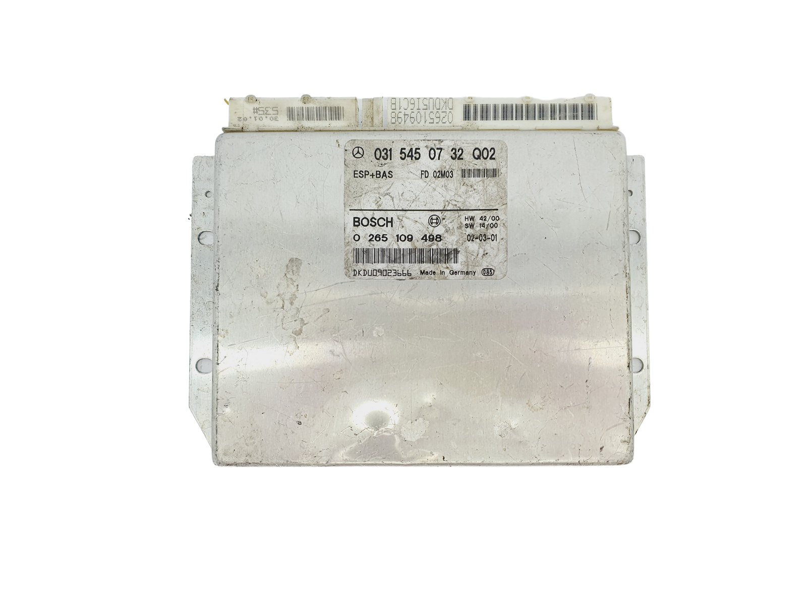 Ohjausyksikkö ESP 0315450732 0265109498 Mercedes Bosch 35855 main product photo