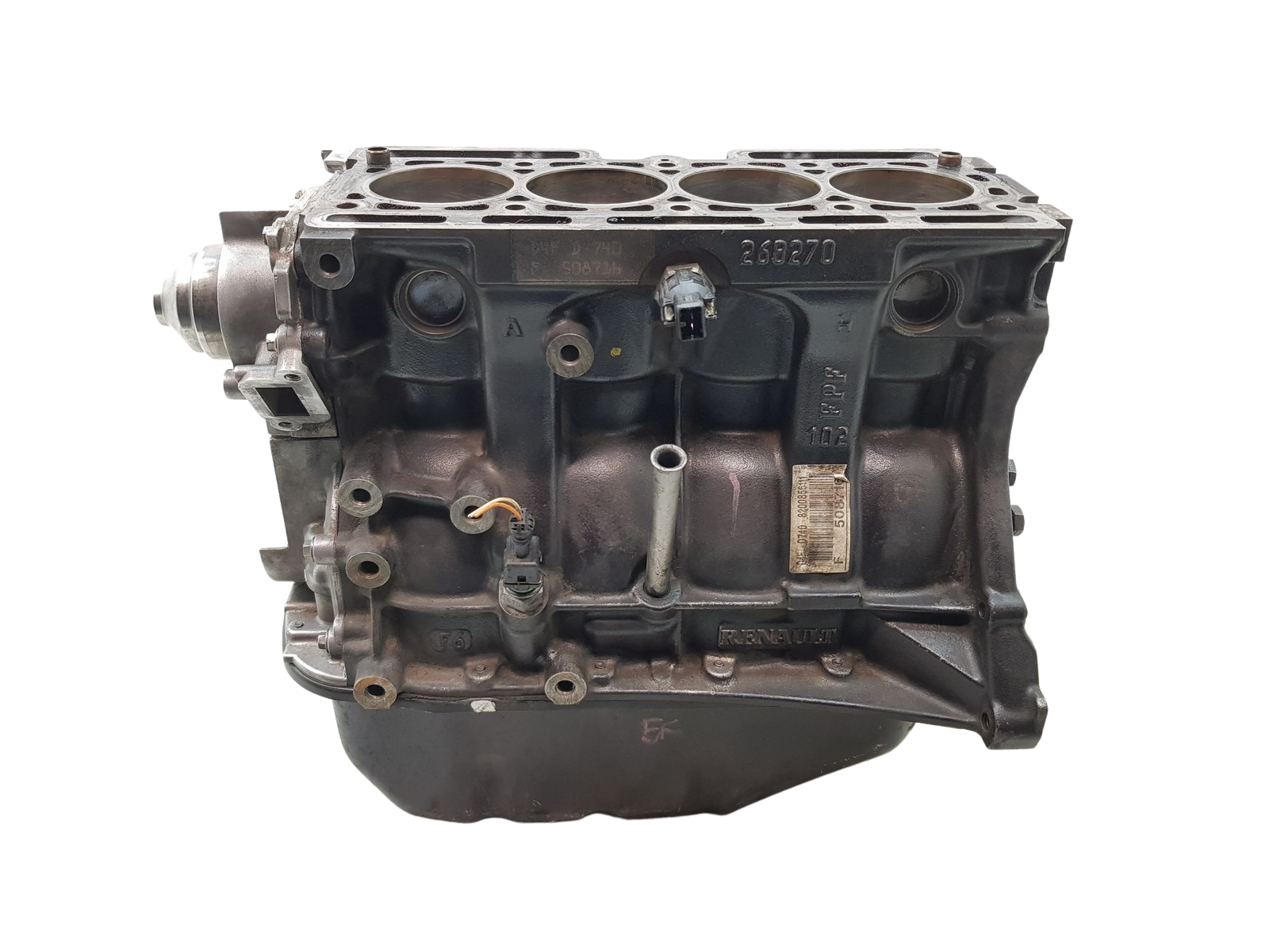 Sylinterilohko 7701478730 D4F740 D4FD740 1.2 16v Renault Modus Clio 3 main product photo