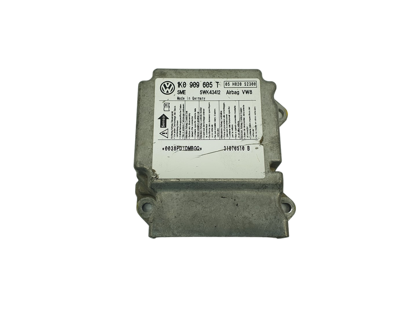 Ohjausyksikön moduuli 1K0909605T 5WK43412 VW Siemens 68866 main product photo