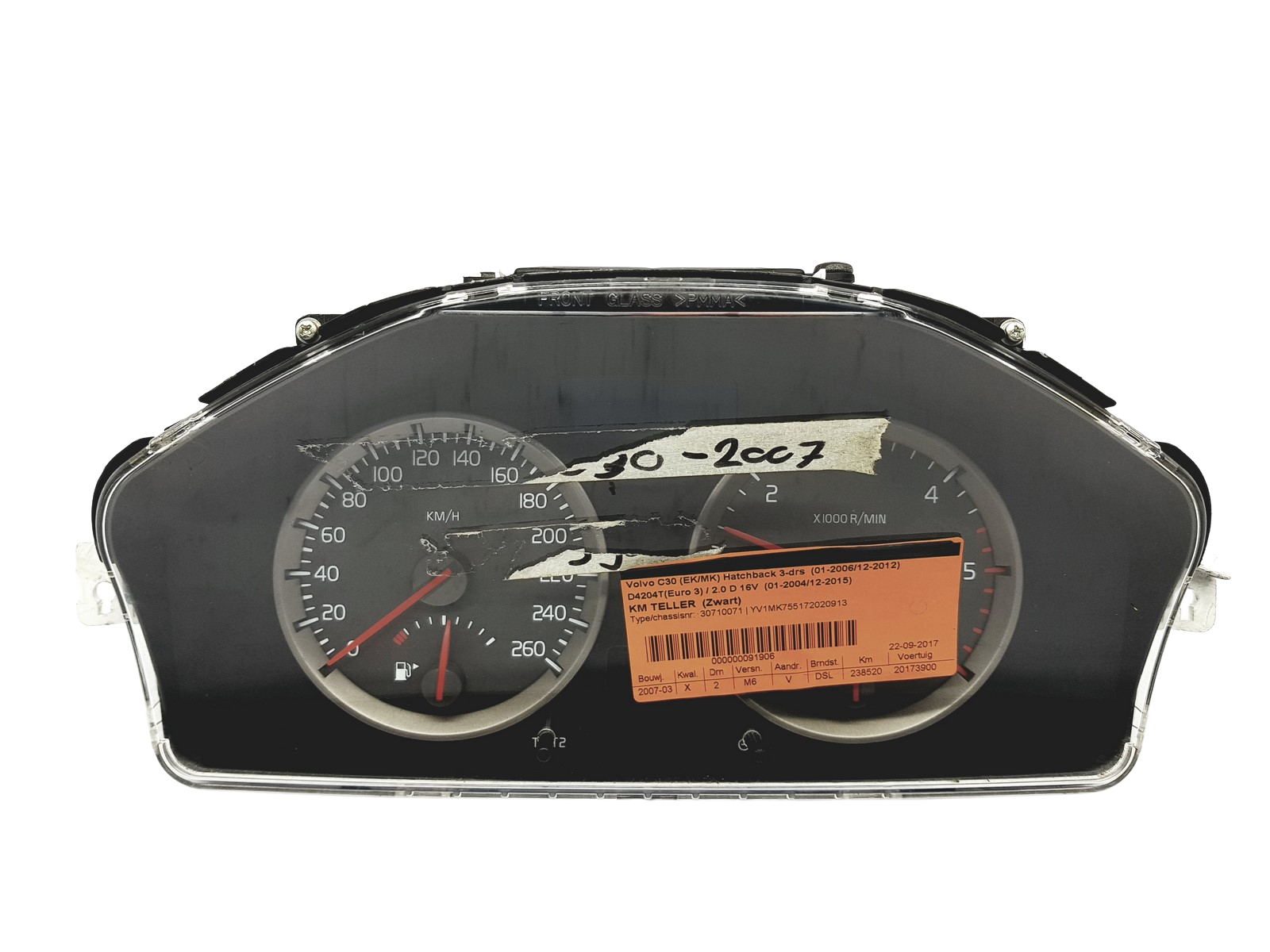 Kierroslukumittari Volvo S40 V50 C30 30786344 30710071 52347 main product photo