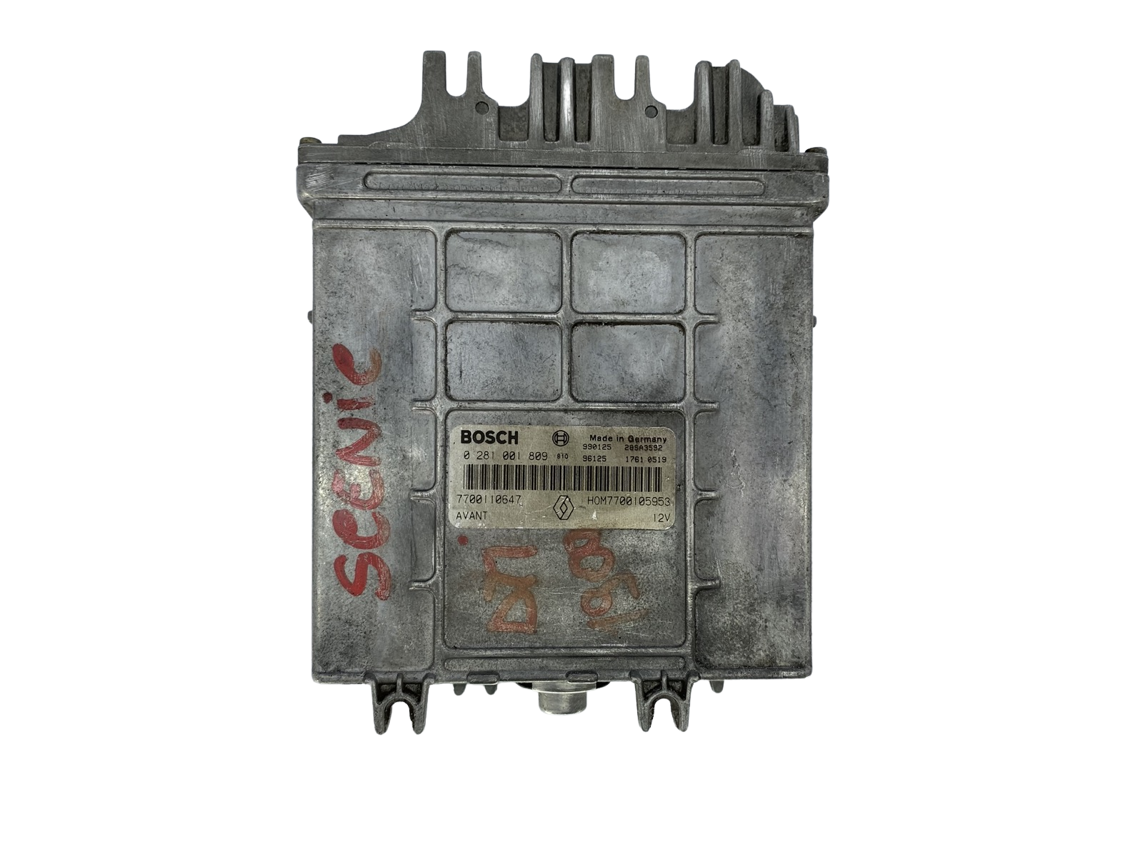 Ohjausyksikkö 0281001809 7700110647 7700105953 Renault Bosch 53787 main product photo
