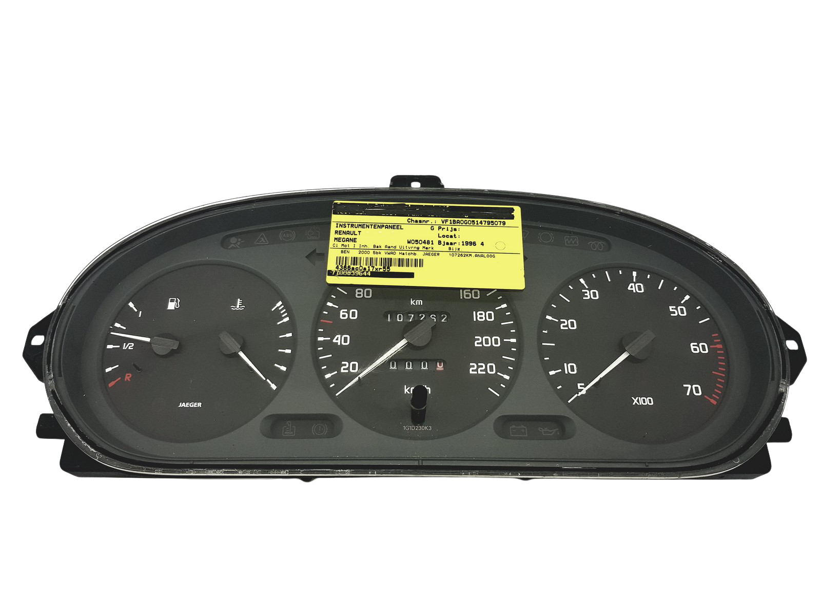 Kierroslukumittari Renault Megane 1 Scenic 1 7700839644 49268 main product photo