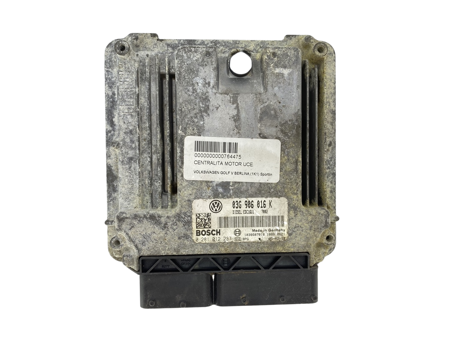 Moottorin Ohjausyksikkö 03G906016K 0281012237 Audi Skoda 59683 main product photo