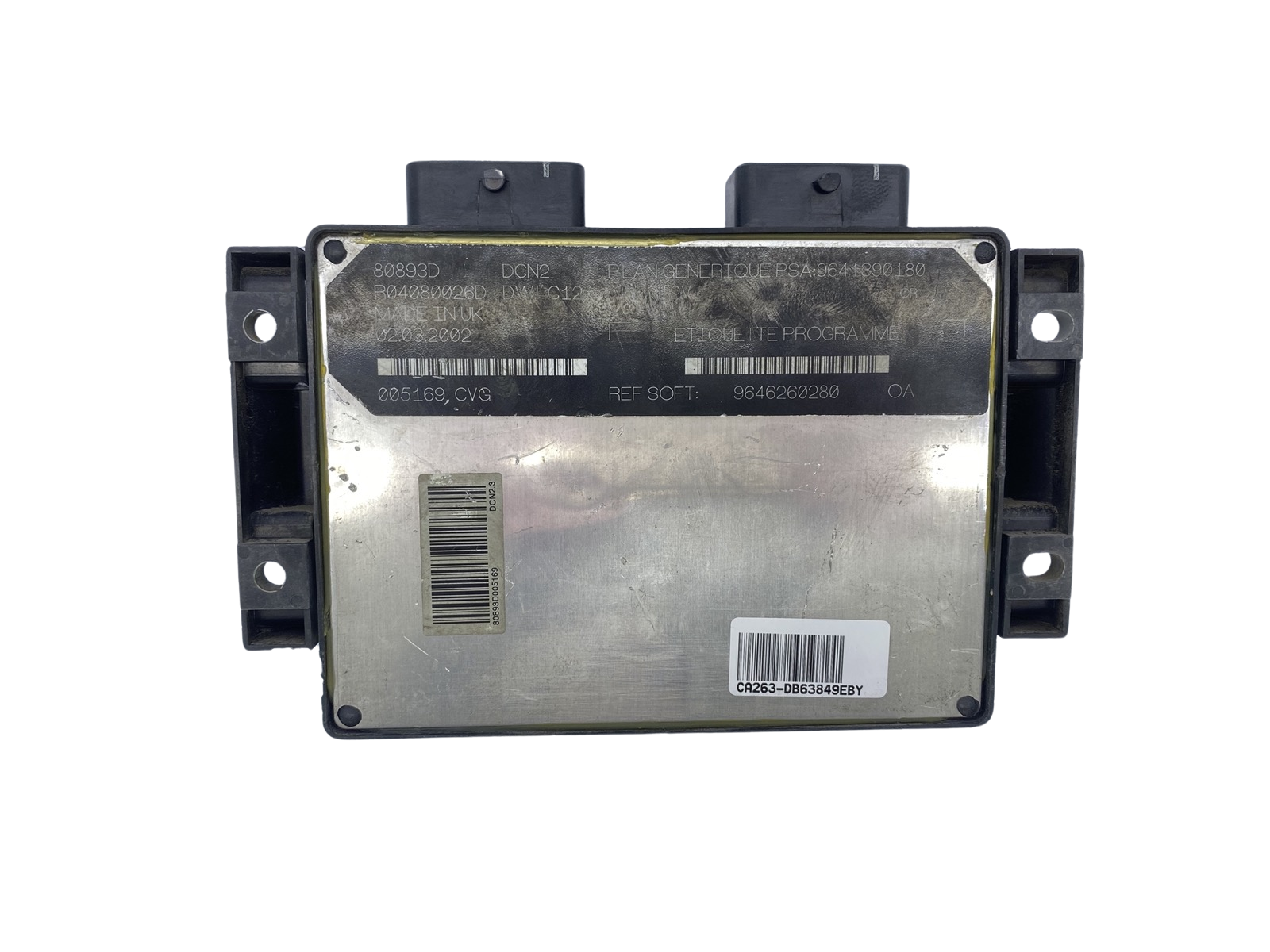 Ohjausyksikkö 9641390180 9646260280 R04080026D 80893D PSA Lucas 63849 main product photo