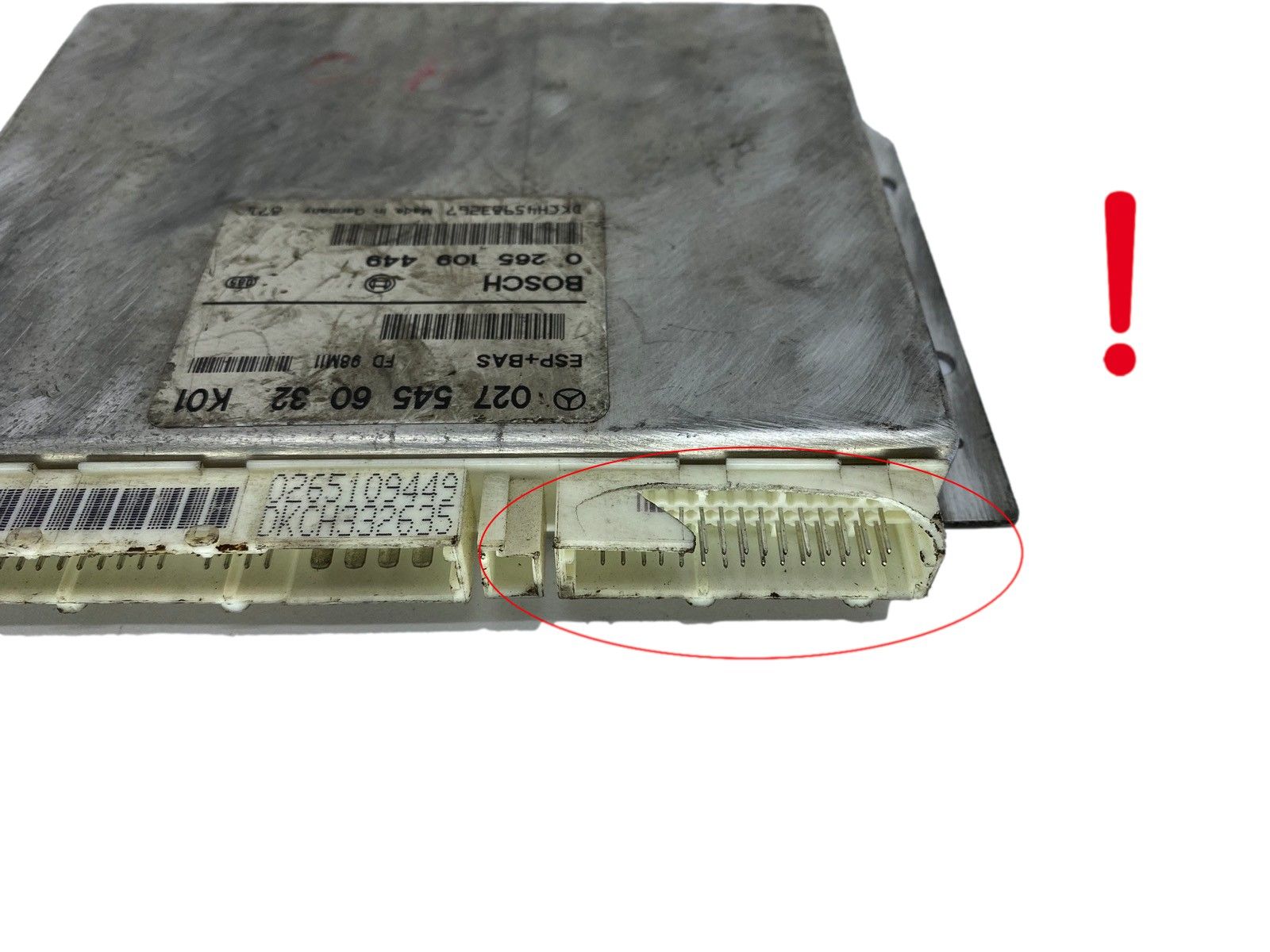 Ohjausyksikkö ESP Mercedes 0275456032 K01 0265109449 Bosch 49806 main product photo