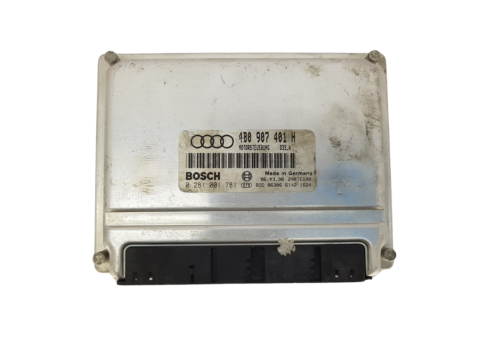 Ohjausyksikkö 4B0907401H 0281001781 Audi Bosch 3433 main product photo