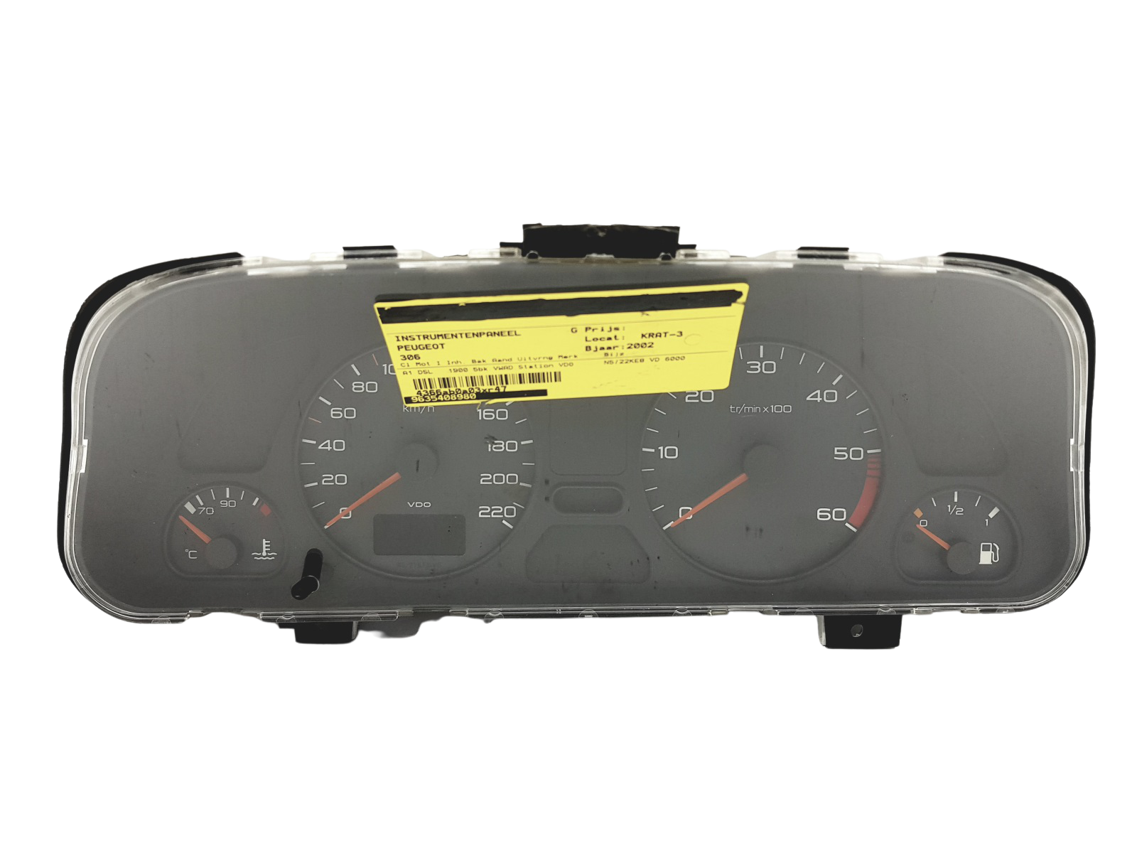 Nopeusmittari Peugeot 306 9635408980 110008808070 44953 main product photo