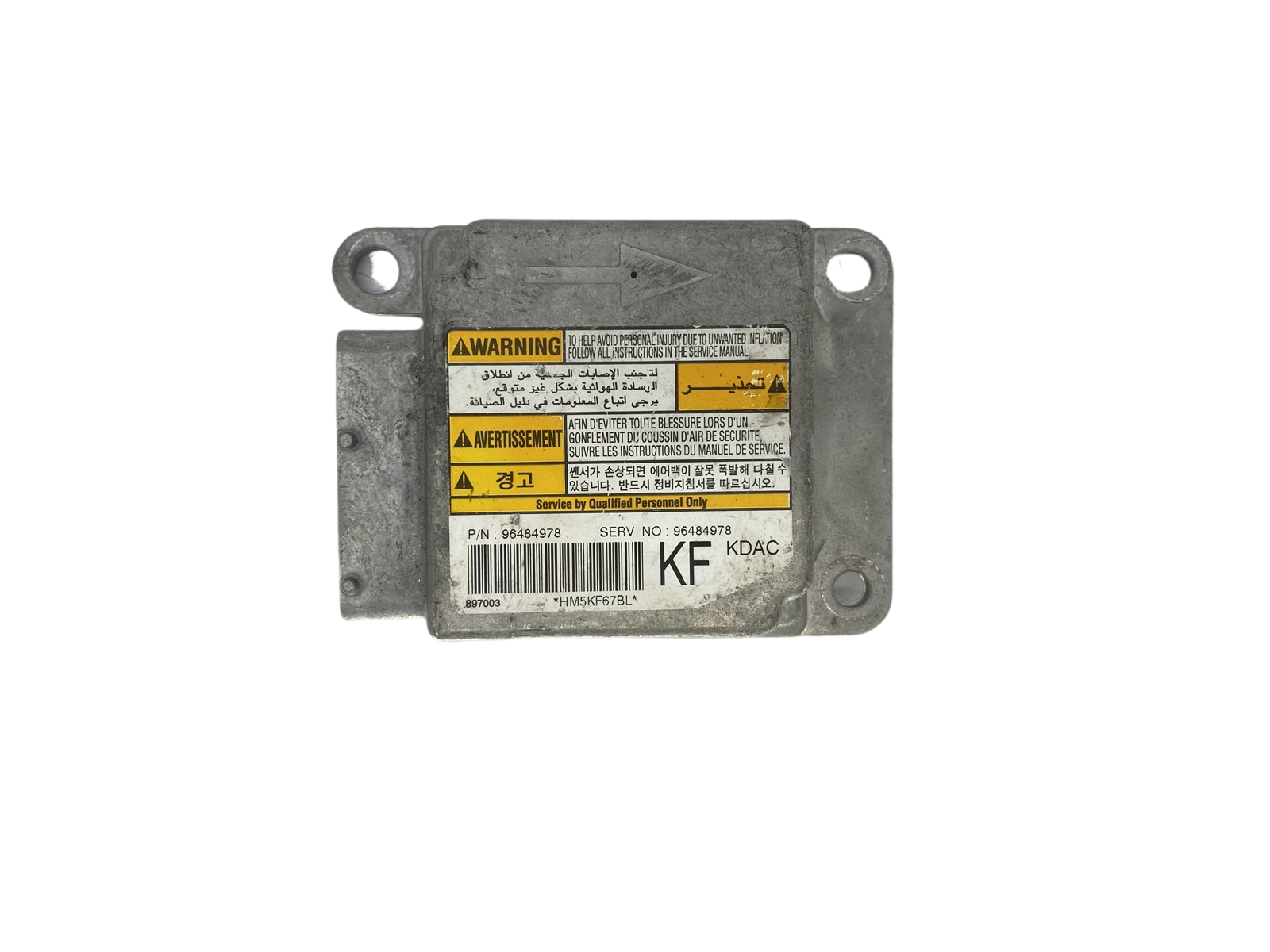 Ohjausyksikön moduuli 96484978 KF 897003 KDAC Daewoo Chevrolet main product photo