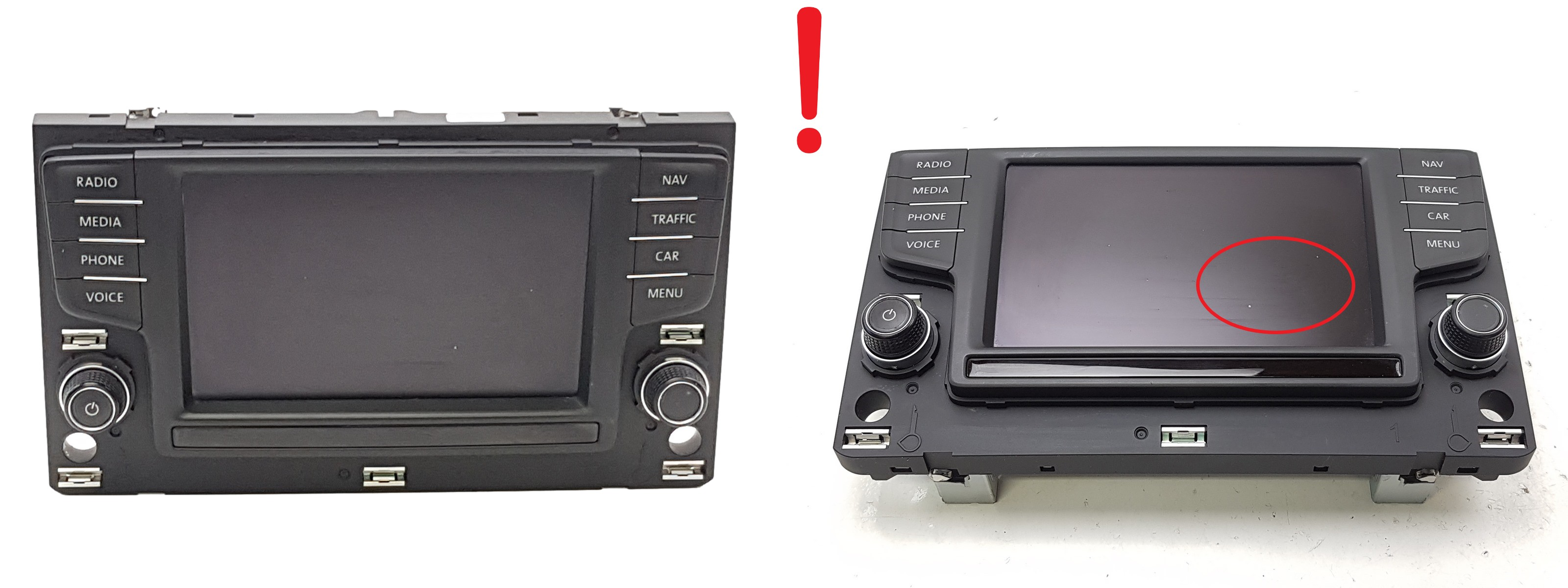 Radionäyttö Navi Volkswagen 3G0919605D ABT Std2 Nav main product photo