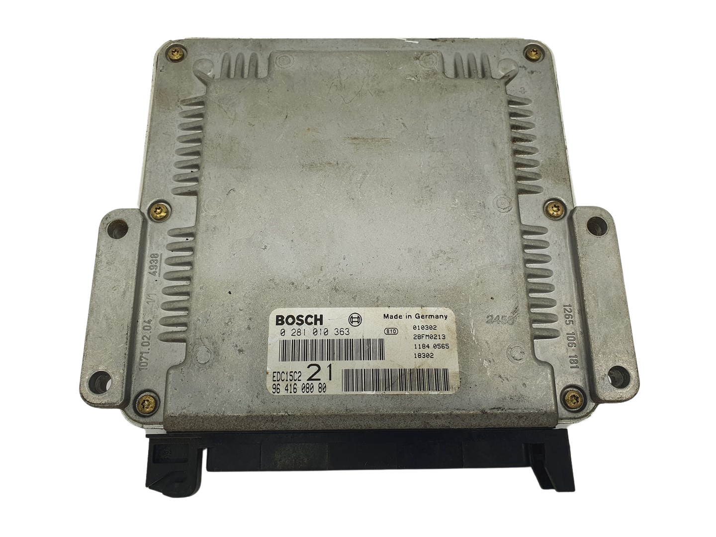 Ohjausyksikkö 0281010363 9641608080 28FM0213 PSA Bosch 68306 main product photo