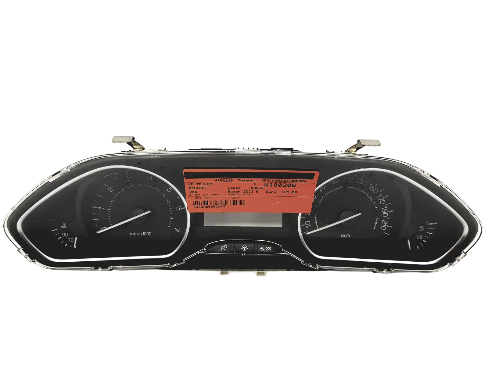 Nopeusmittari Peugeot 208 9803993180 E Yazaki main product photo