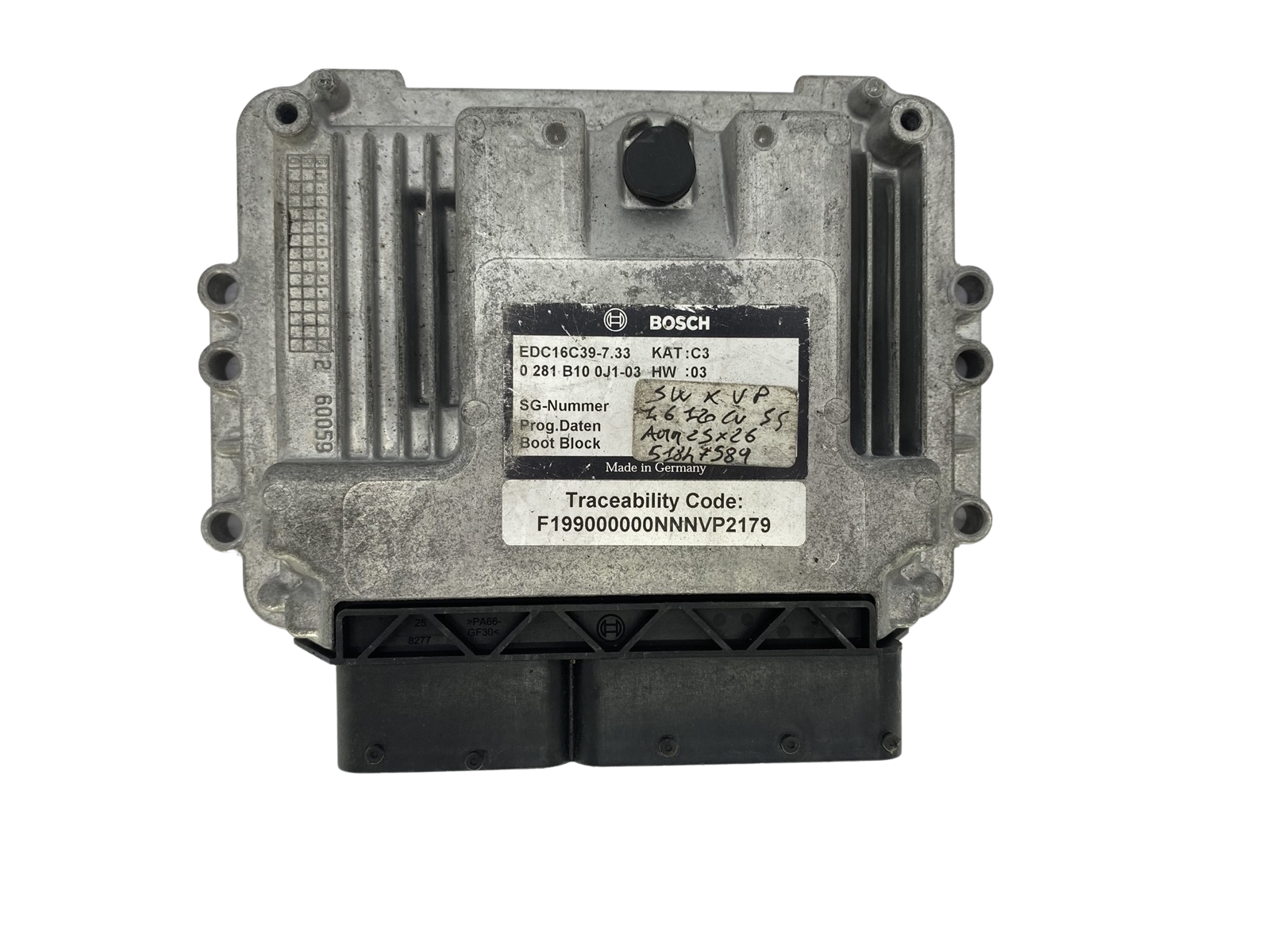 Ohjausyksikkö 0281B100J1-03 EDC16C39-7.33 Fiat Bosch main product photo