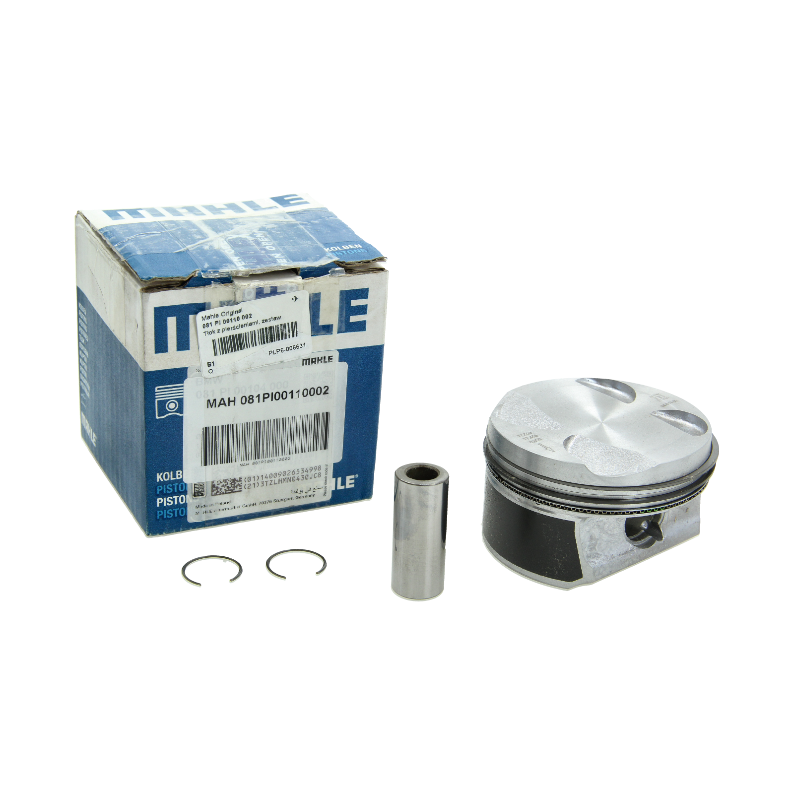 Moottorin mäntä Uusi 081PI00110002 1631730080 Citroen Peugeot Mahle main product photo