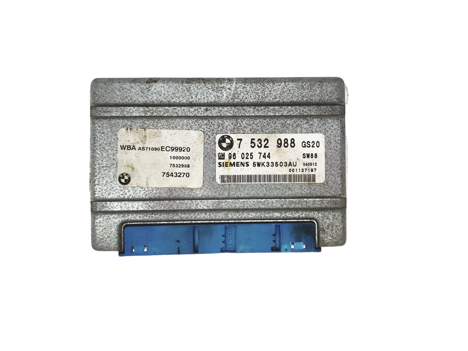 Ohjausyksikkö 7532988 5WK33503AU BMW Siemens 25430 main product photo
