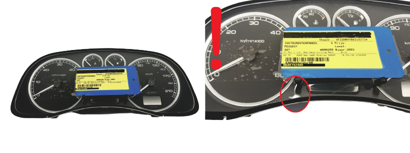 Nopeusmittari Peugeot 307 9646742480 0R00 Sagem 49355 main product photo