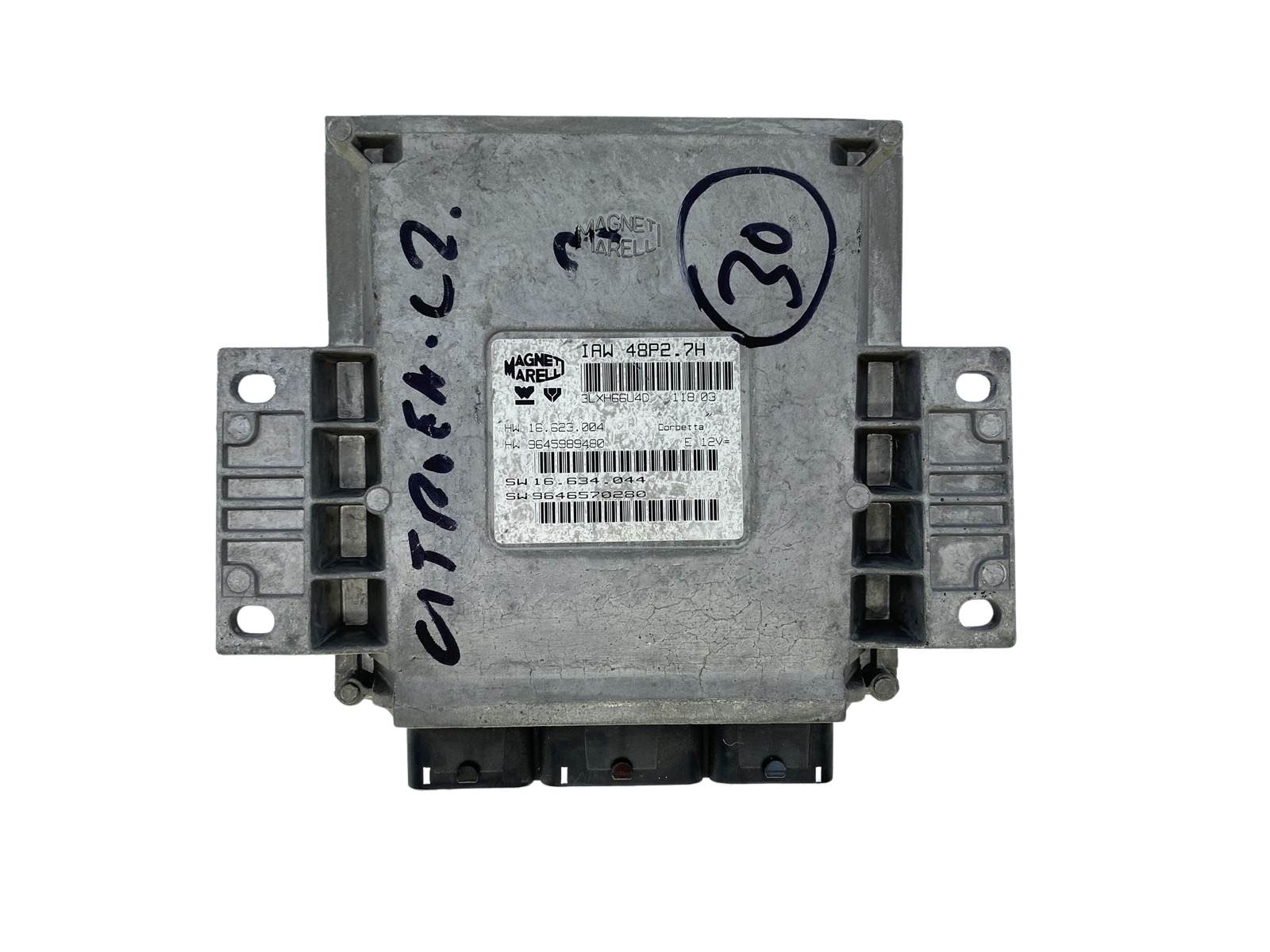 Ohjausyksikkö PSA 9646570280 IAW48P2.7H 9645989480 Magneti Marelli 52403 main product photo