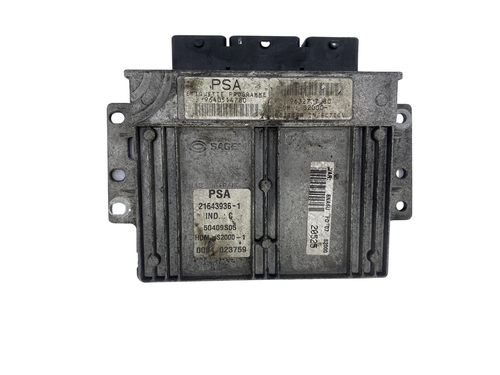 Ohjausyksikkö 9640514780 9632727280 21643936-1 PSA Sagem 52809 main product photo