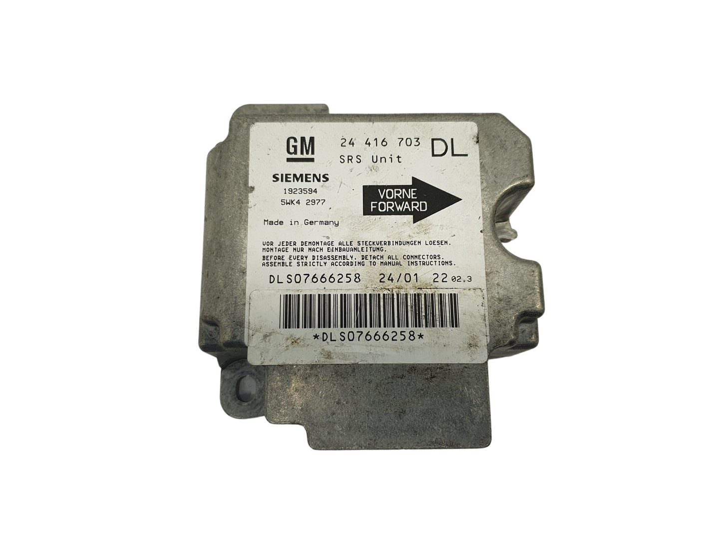 Ohjausyksikön moduuli 24416703 DL 5WK42977 Opel Siemens main product photo