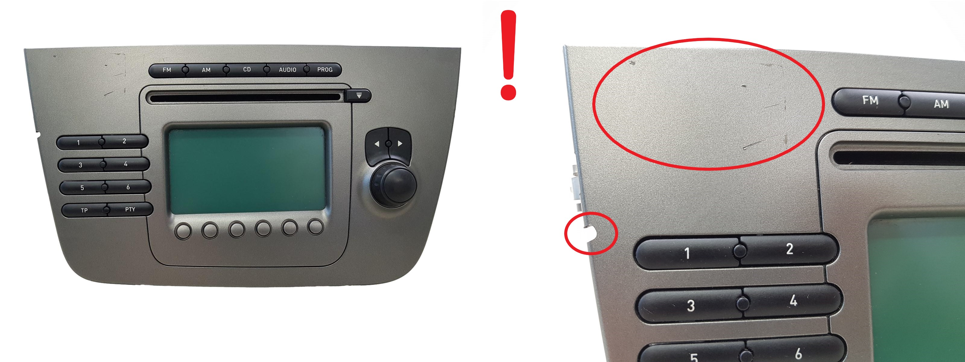 Radio-CD-soitin Seat Altea 5P1035152 1GZ 7644341366 Blaupunkt main product photo
