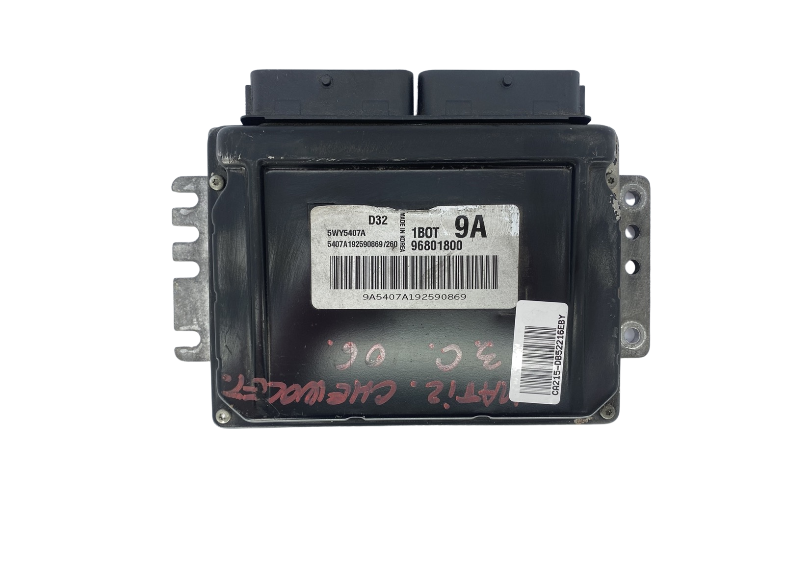 Ohjausyksikkö 96801800 5WY5407A D32 1BOT 9A Chevrolet Kemsco 52216 main product photo