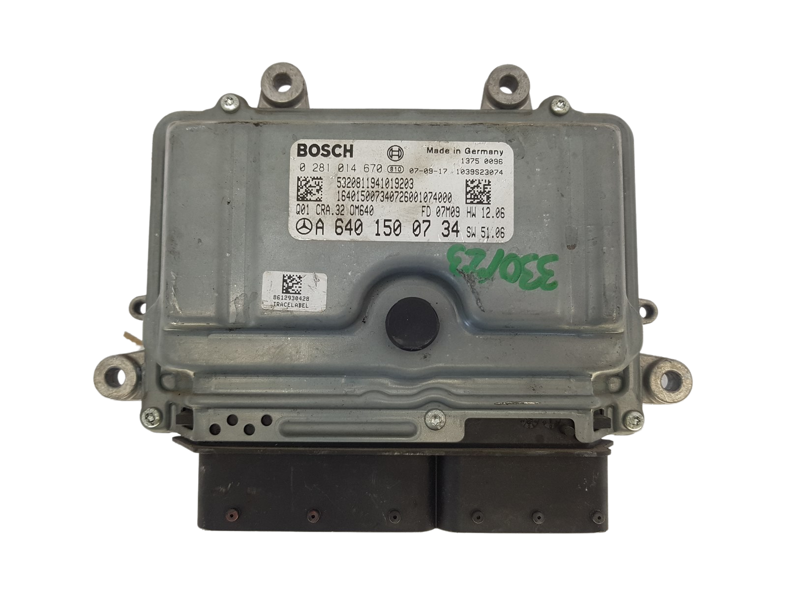 Ohjausyksikkö A6401500734 0281014670 Mercedes Bosch 1099 main product photo