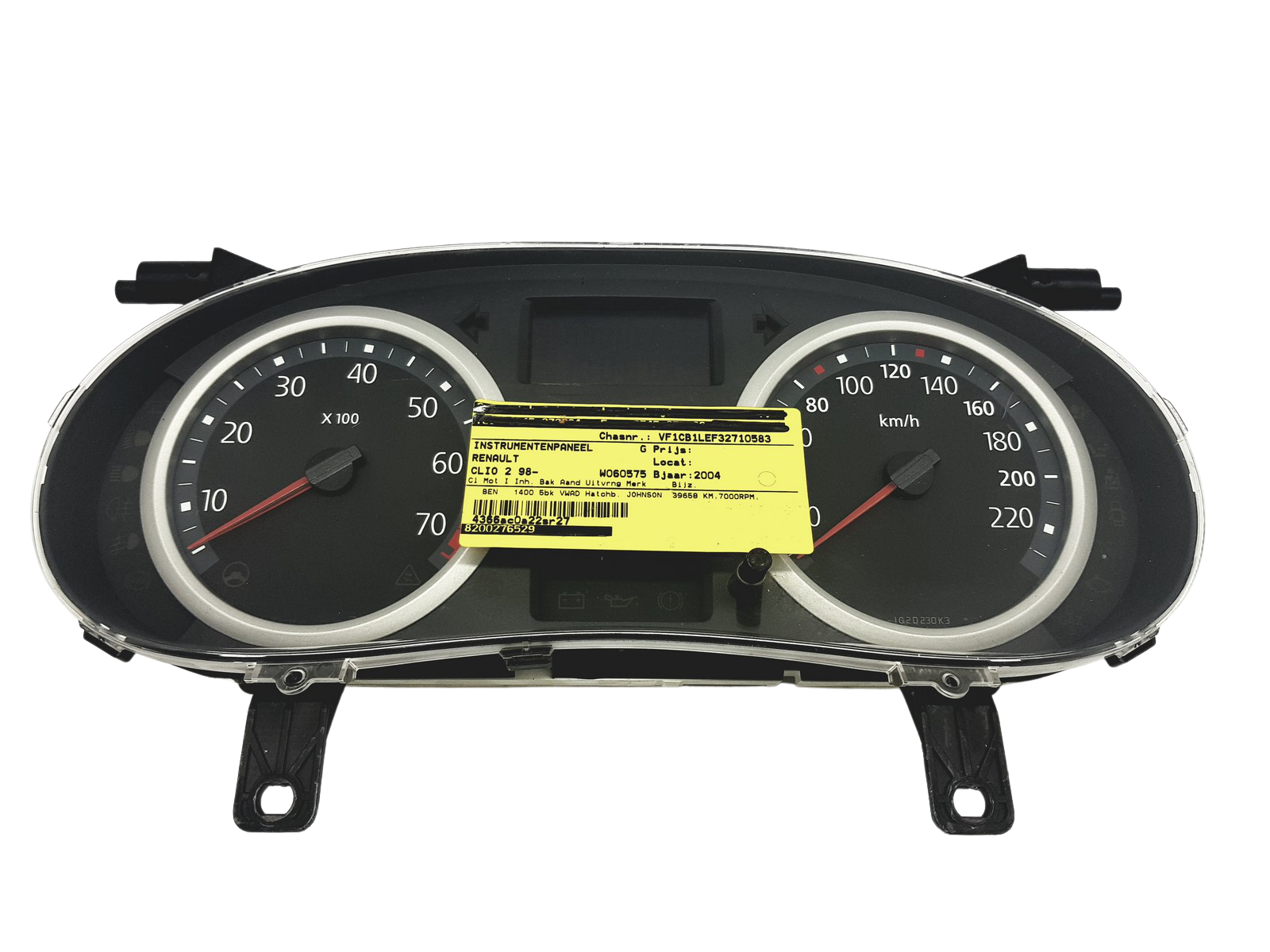 Kierroslukumittari Renault Clio 2 8200276529 A 49239 main product photo