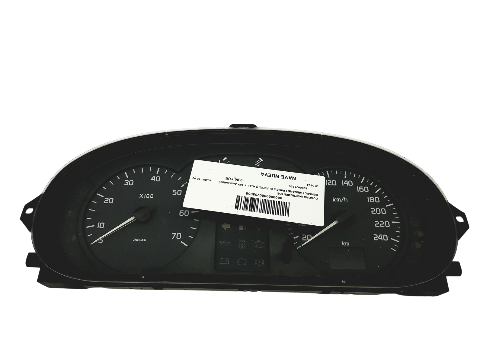 Kierroslukumittari Renault Megane 1 Scenic 1 8200071820 55539 main product photo
