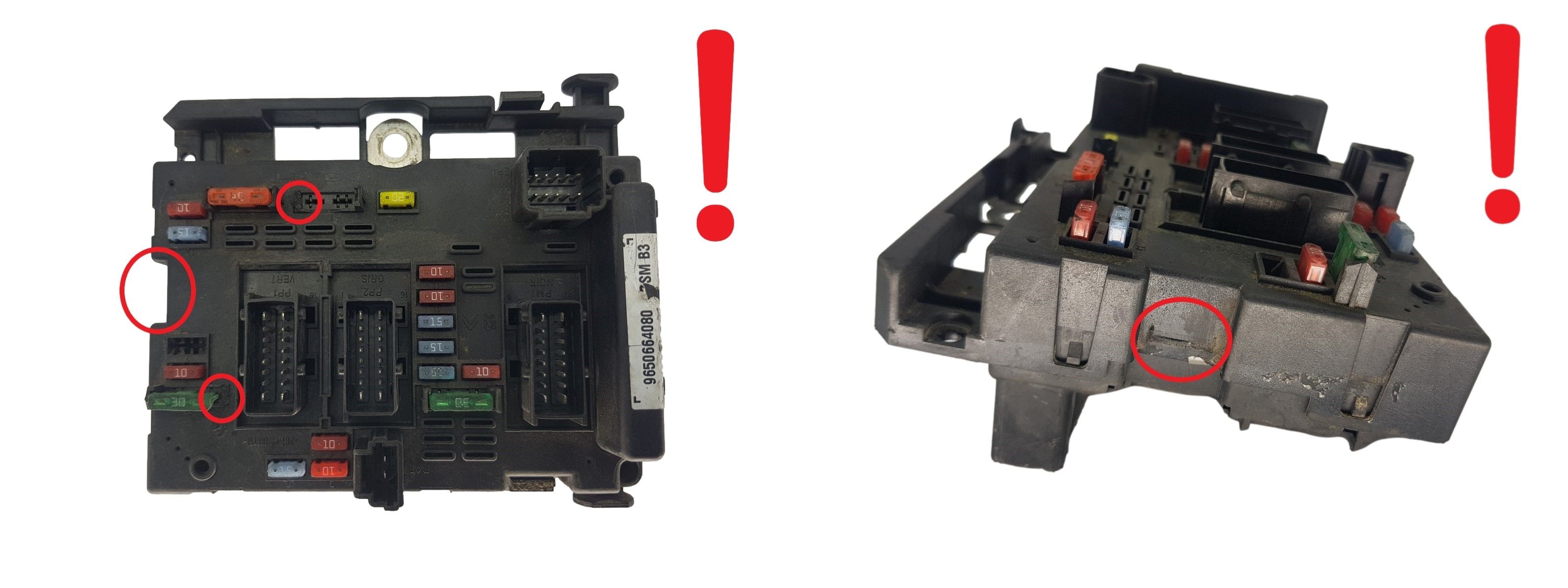 Ohjausyksikkö BSM B3 9650664080 PSA Delphi 1777 main product photo