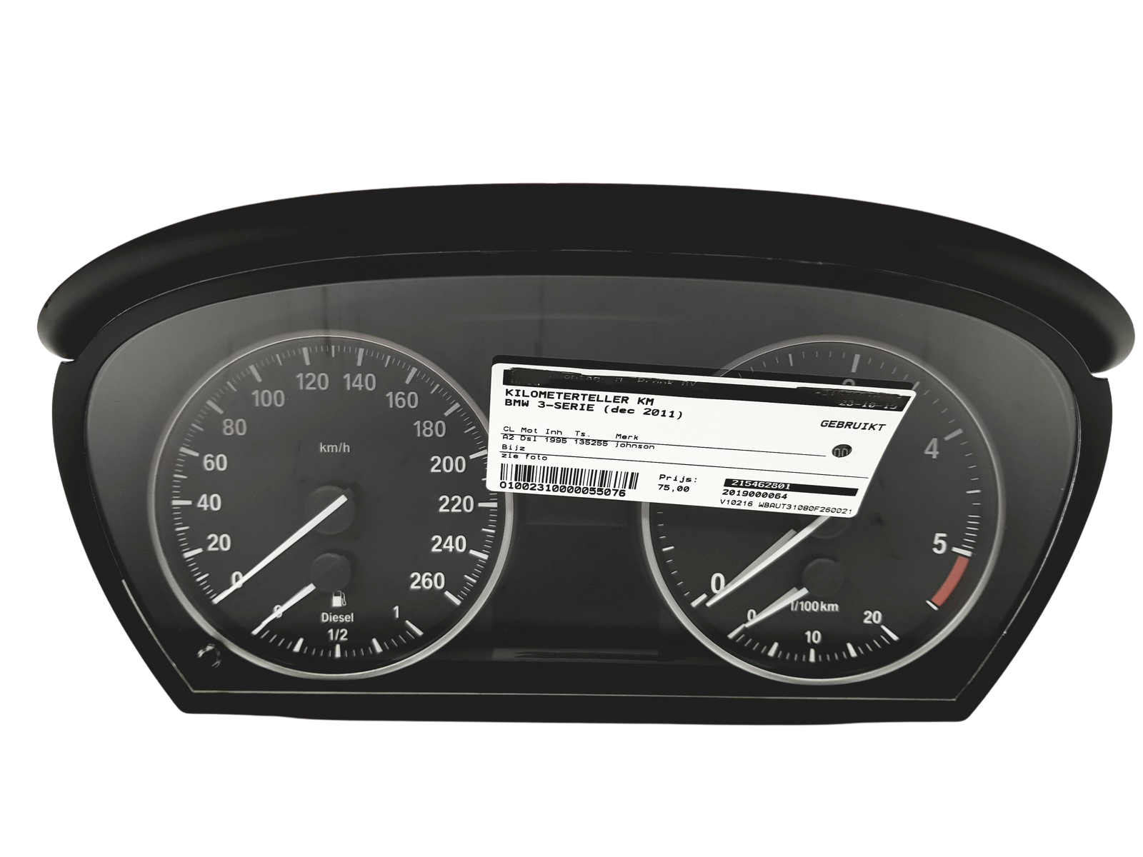 Kierroslukumittari BMW 3 E91 9242346-01 2154628-01 Johnson main product photo