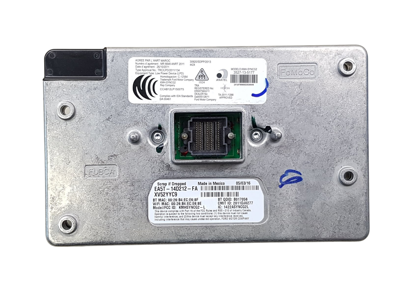 Ohjausyksikkö Navi Ford EA5T-14D212-FA F1ET-14F239-AA FoMoCo main product photo