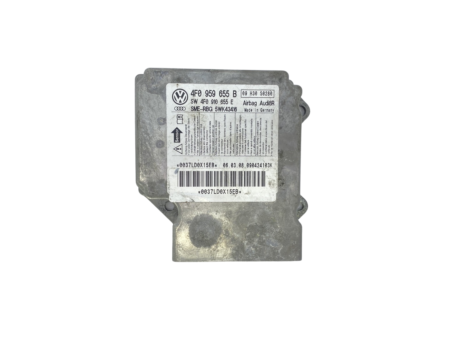 Ohjausyksikkö 4F0959655B 4F0910655E 5WK43416E VW Siemens 58394 main product photo