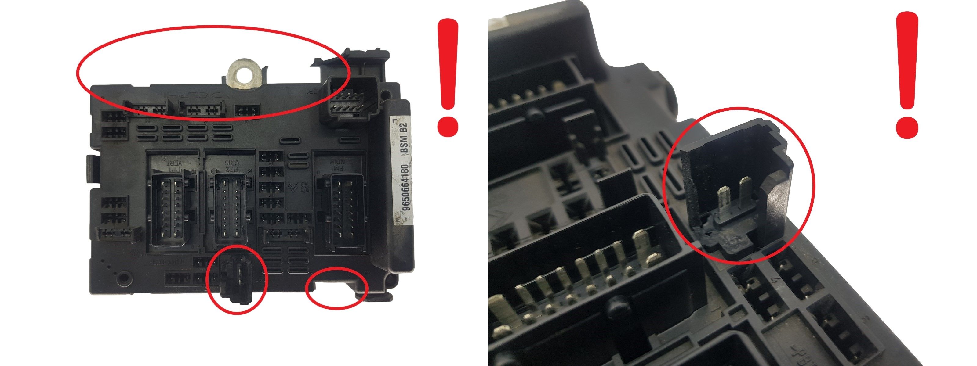 Ohjausyksikkö BSM B2 9650664180 PSA Delphi 2089 main product photo