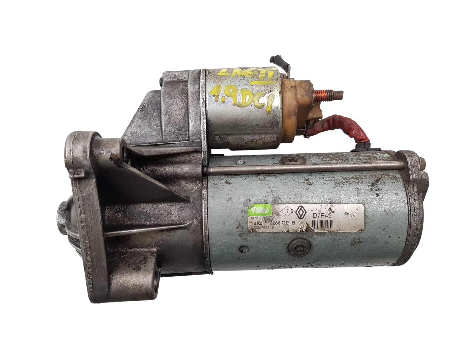 Käynnistin Renault 8200075362 D7R49 1.9 DCI Valeo 1265 main product photo