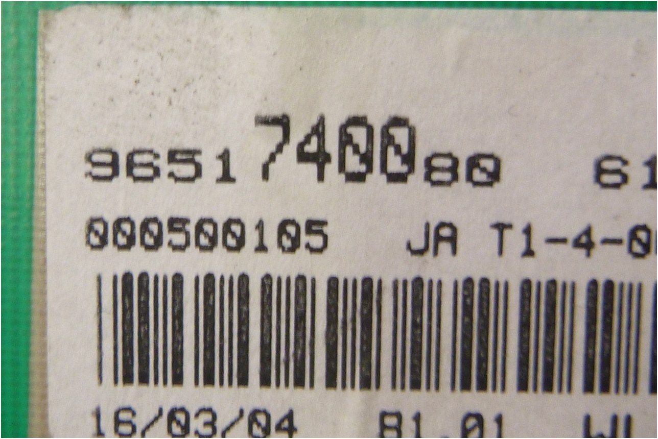 Nopeusmittari Zegary Peugeot 206 Partner 9651740080 main product photo