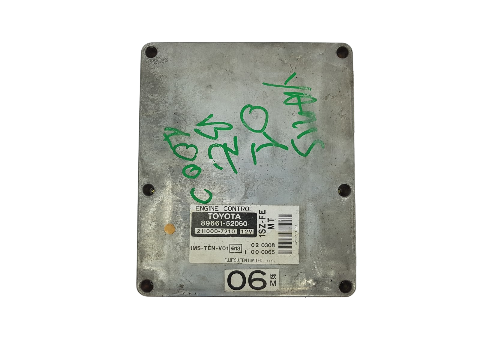 Ohjausyksikkö Toyota 89661-52060 211000-7210 1SZ-FE Fujitsu main product photo