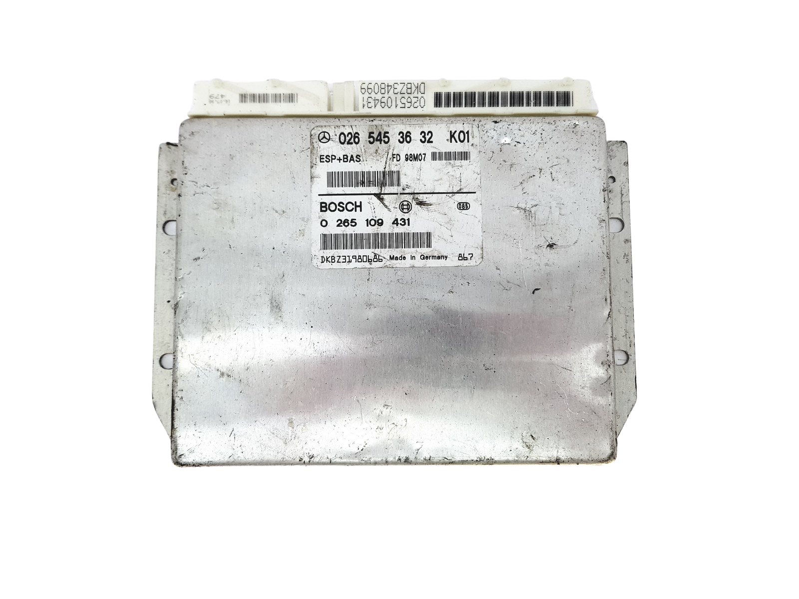 Ohjausyksikkö ESP 0265453632 0265109431 Mercedes Bosch 27805 main product photo