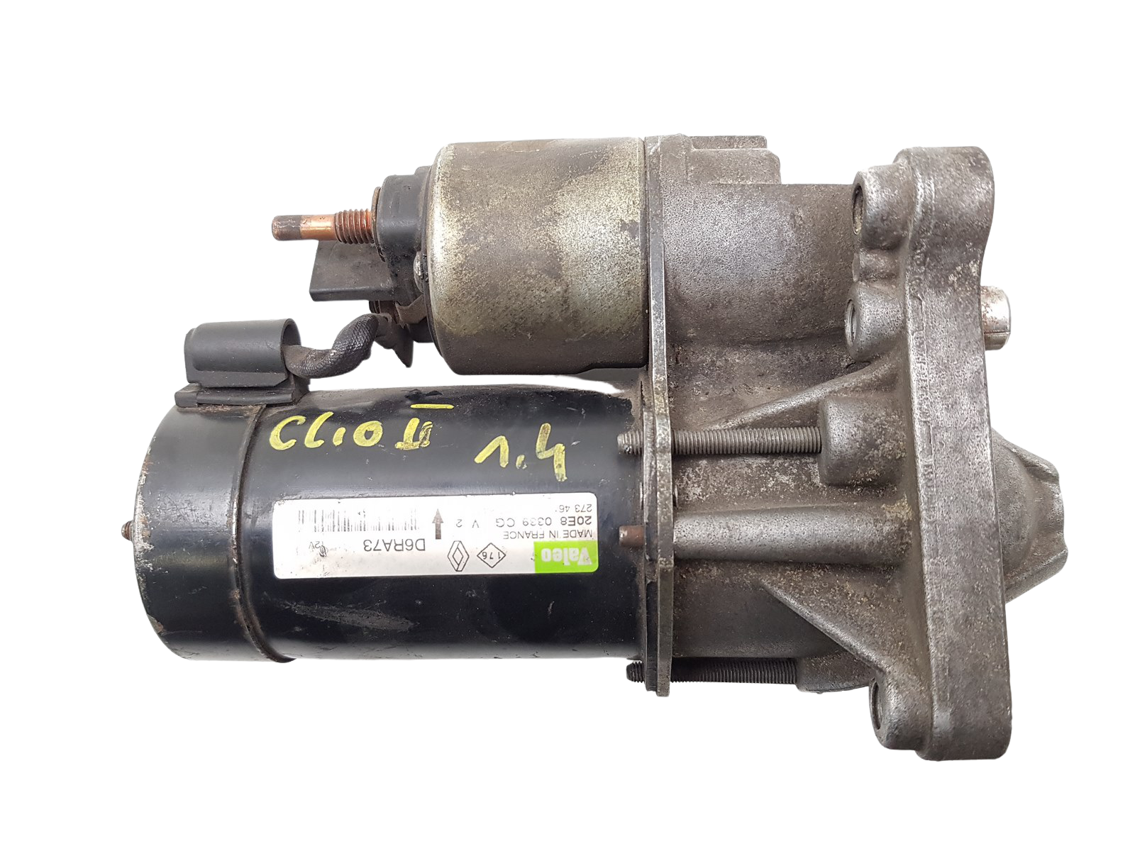 Käynnistin Renault 7711134260 D6RA73 100647B 1.4 1.6 Valeo main product photo