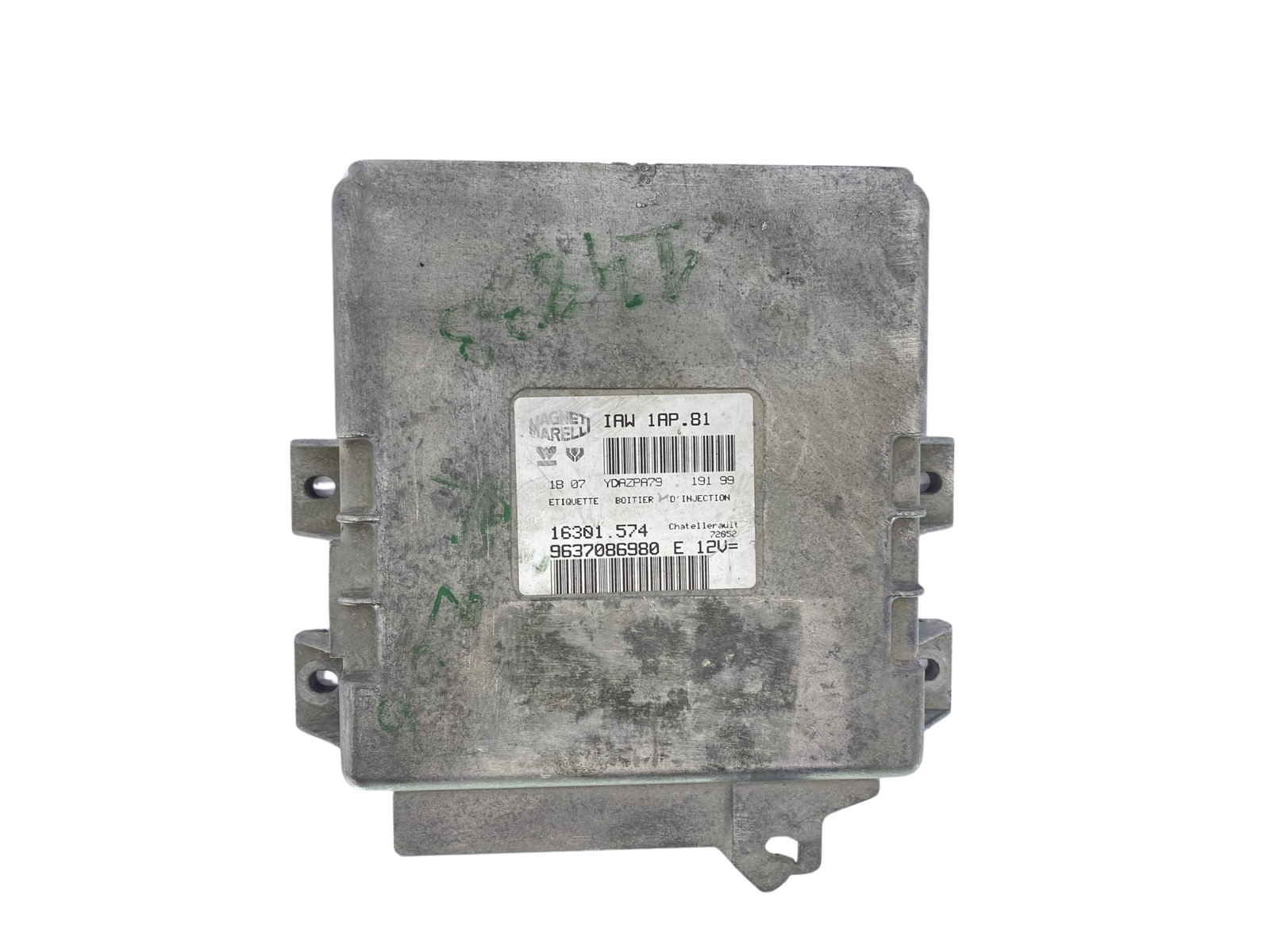 Ohjausyksikkö 9637086980 16301.574 IAW1AP.81 PSA Magneti Marelli 63206 main product photo