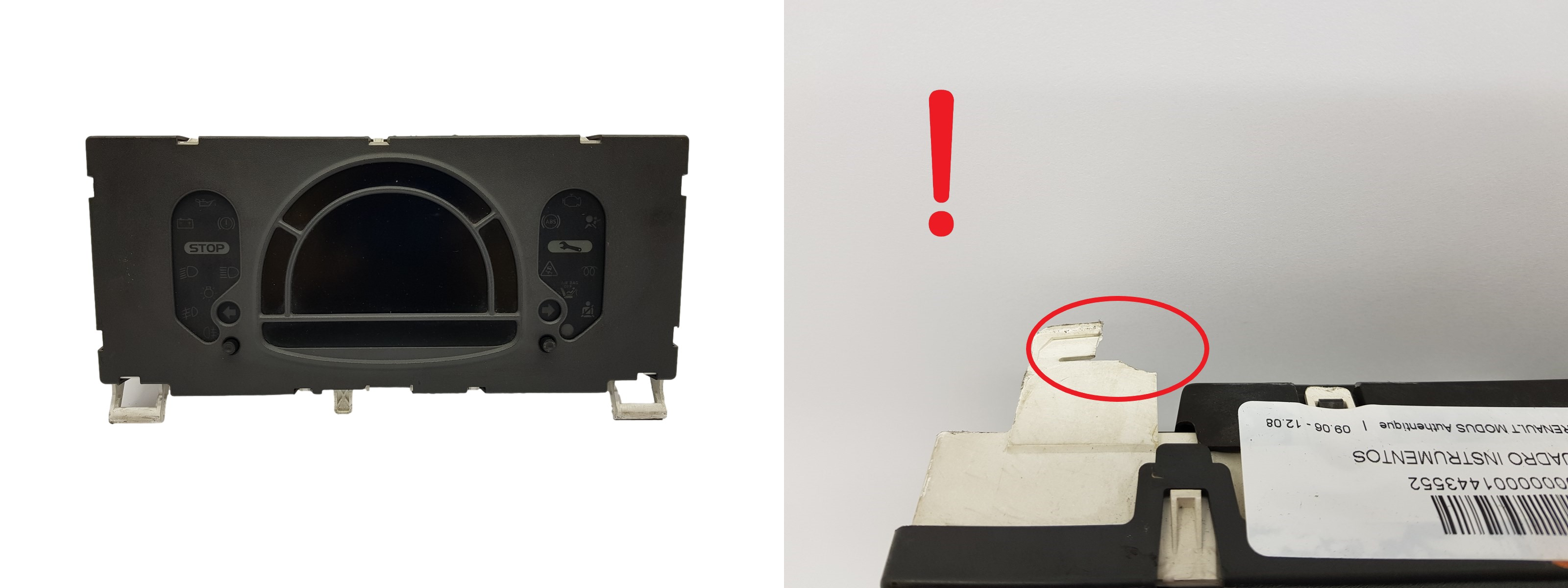 Kierroslukumittari Renault Modus P8200495308-F 1989 main product photo