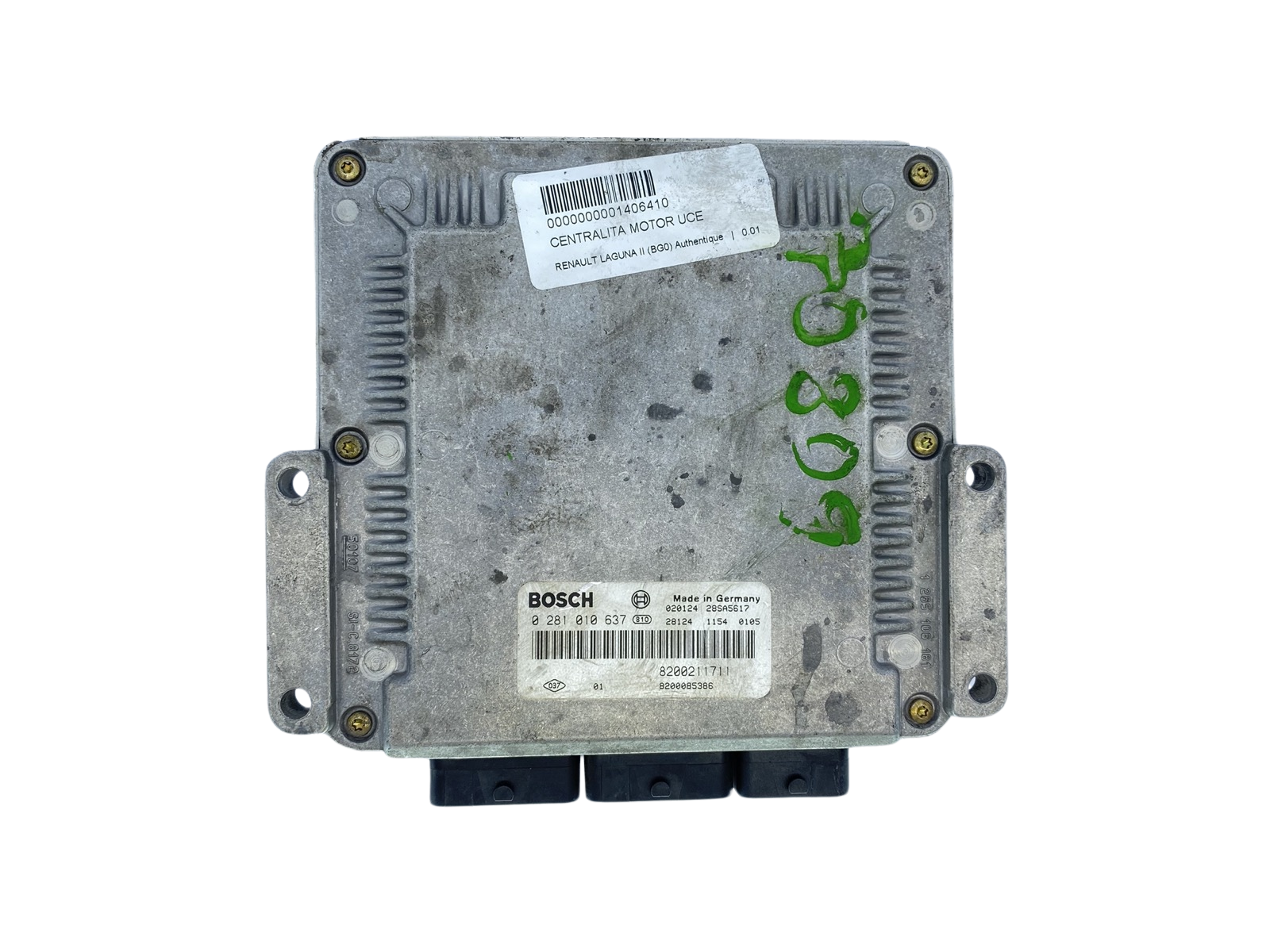 Ohjausyksikkö 0281010637 8200211711 8200085386 Renault Bosch 62821 main product photo